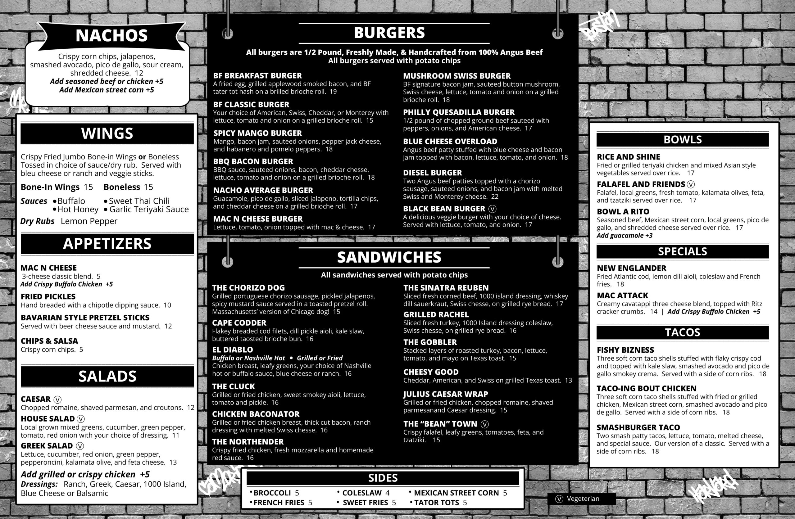 Beyond Full Menu Back